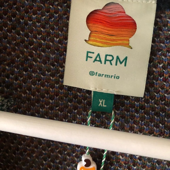 Farm Rio Black Tapestry Floral Cardigan Sweater NWT Size XL. Rare! - Picture 3 of 7